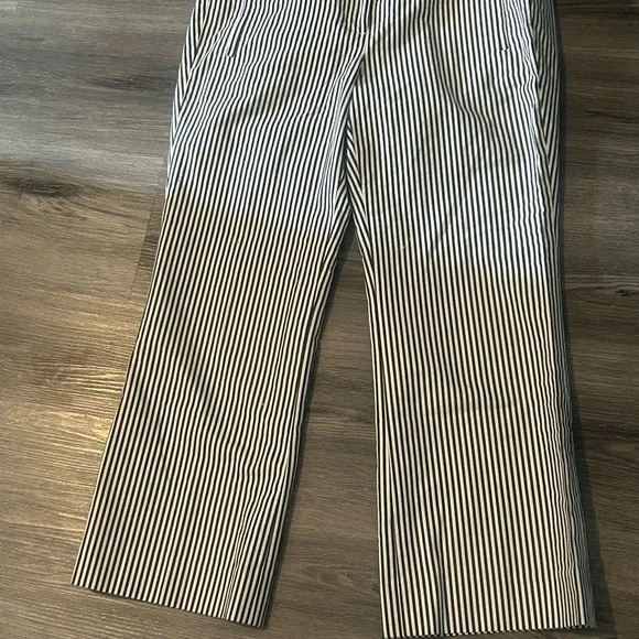 J.Crew Teddie Navy and Cream Striped Pants - Picture 4 of 12